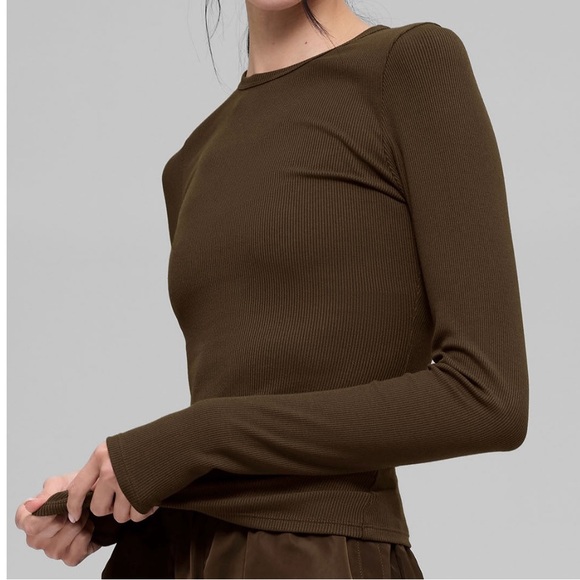 ALO Yoga Tops - ALO Yoga Expresso Ribbed Modal Long Sleeve Size S (4-6) NWT